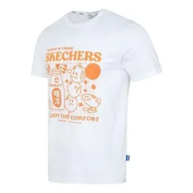 Tricou cu imprimeu „Alb Portocaliu”