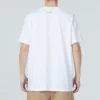 Tricou cu imprimeu „Alb Portocaliu”