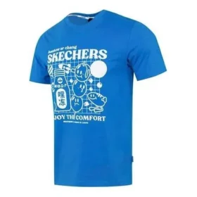 Tricou cu imprimeu „Albastru Alb”
