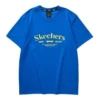 Tricou cu imprimeu literar „Albastru-Galben”