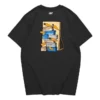 Tricou cu imprimeu Skechers x Carrot „Negru Galben Albastru”