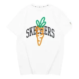 Tricou cu imprimeu Skechers x Carrots „Alb Portocaliu Negru”