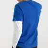 Tricou cu mânecă scurtă și imprimeu Skechers pentru bărbați, albastru