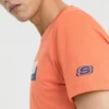 Tricou cu mânecă scurtă și imprimeu Skechers pentru bărbați, roșu