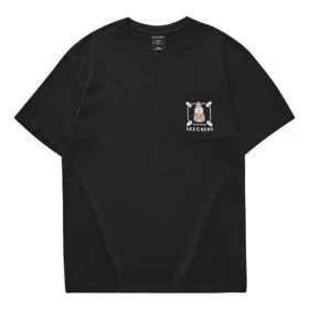 Tricou cu mânecă scurtă și imprimeu Skechers x SpongeBob „Black White”