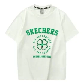 Tricou cu mânecă scurtă și imprimeu „White Green”