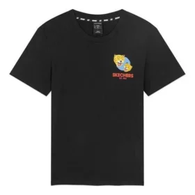Tricou cu mânecă scurtă, imprimeu, respirabil, stil pentru cuplu, negru