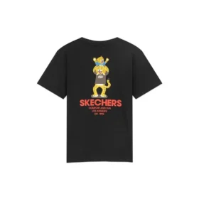 Tricou cu mânecă scurtă, imprimeu, respirabil, stil pentru cuplu, negru