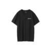 Tricou cu mânecă scurtă, imprimeu, stil cuplu, negru