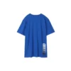 Tricou cu mânecă scurtă pentru bărbați Skechers, imprimat, albastru