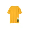 Tricou cu mânecă scurtă, respirabil, cu imprimeu larg, pentru bărbați, Skechers, galben