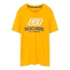 Tricou cu mânecă scurtă Skechers Logo pentru bărbați, culoare auriu