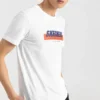 Tricou cu mânecă scurtă Skechers pentru bărbați, alb