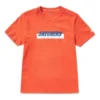 Tricou cu mânecă scurtă Skechers pentru bărbați, imprimat, portocaliu-roșu