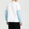 Tricou cu mâneci scurte din tricot pentru bărbați Skechers cu imprimeu LOGO în culori contrastante, alb