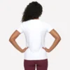 Tricou cu mâneci scurte și imprimeu floral în formă de diamant