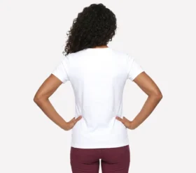 Tricou cu mâneci scurte și imprimeu floral în formă de diamant