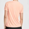 Tricou de alergare cu mânecă scurtă, din tricot, roșu