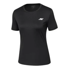 Tricou de alergare cu mâneci scurte, negru