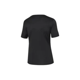 Tricou de alergare cu mâneci scurte, negru
