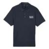 Tricou polo casual cu litere „Negru Alb”