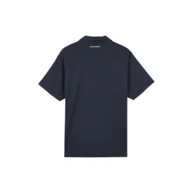 Tricou polo casual cu litere „Negru Alb”