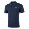 Tricou polo casual cu mânecă scurtă și imprimeu cu litere „Navy”