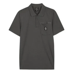 Tricou polo cu imprimeu „Gri Alb”