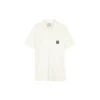 Tricou polo cu imprimeu „Gri Alb”