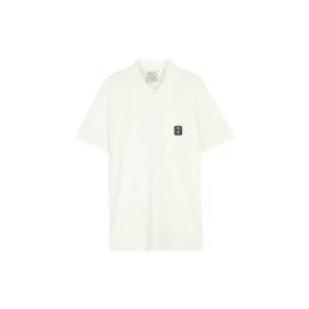 Tricou polo cu imprimeu „Gri Alb”