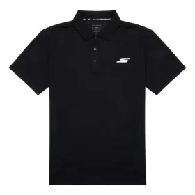 Tricou polo cu logo clasic „Black White”