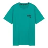 Tricou Skechers pentru bărbați, cu guler rotund și mâneci scurte, albastru