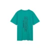 Tricou Skechers pentru bărbați, cu guler rotund și mâneci scurte, albastru