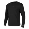Tricou sport casual cu mâneci lungi, în culori uni „Black”