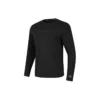 Tricou sport casual cu mâneci lungi, în culori uni „Black”