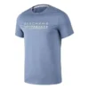 Tricou sport cu logo imprimat „Teal White”