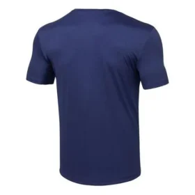 Tricou sportiv de antrenament pentru bărbați Skechers, cu mâneci scurte, albastru