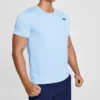 Tricou sportiv de antrenament pentru bărbați Skechers Sport, cu mânecă scurtă, albastru