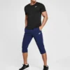 Tricou sportiv de antrenament pentru bărbați Skechers Sport, cu mâneci scurte, negru
