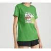 Tricou verde cu mânecă scurtă Sailor Moon Crossover SS20