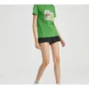 Tricou verde cu mânecă scurtă Sailor Moon Crossover SS20