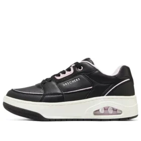 Uno Court – Încălțăminte în stil de teren de tenis „Negru Roz Alb”