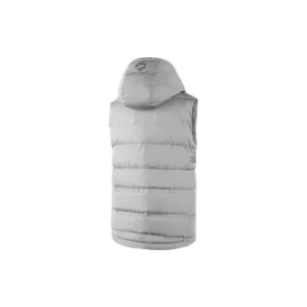 Vestă casual cu glugă din puf „Grey”