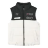 Vestă casual din puf „Black White”
