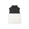 Vestă casual din puf „Black White”