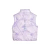Vestă casual din puf „Violet Alb”