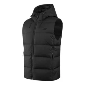 Vestă din puf țesută „Negru”