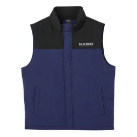 Vestă sport cu guler în picioare, patchwork mic cu logo, „Multi-Color”