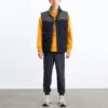 Vestă sport cu guler în picioare, patchwork mic cu logo, „Multi-Color”