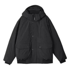 Waterproof jachetă cu glugă din puf din seria Lifestyle „Negru”